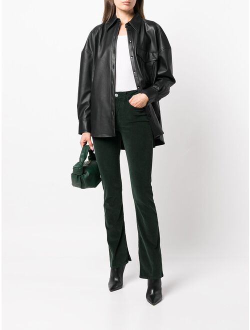 FRAME high-waist bootcut jeans