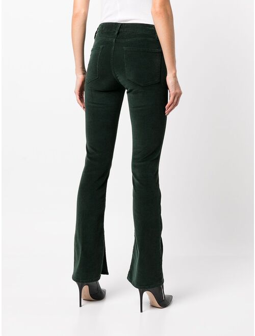 FRAME high-waist bootcut jeans