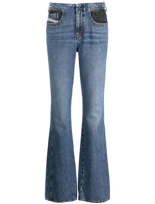 Diesel mid-rise bootcut jeans