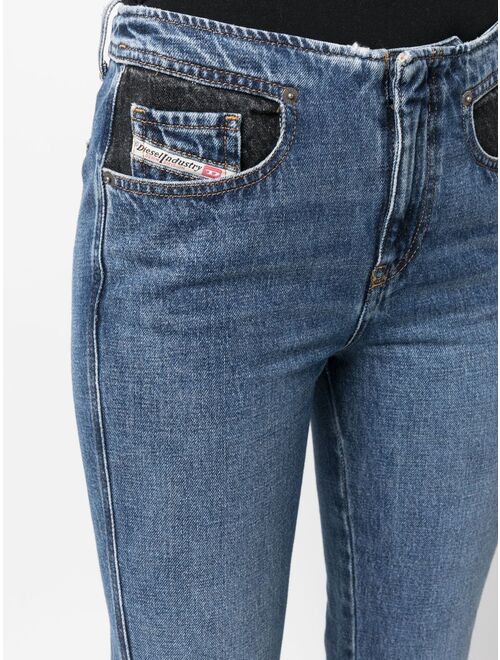 Diesel mid-rise bootcut jeans