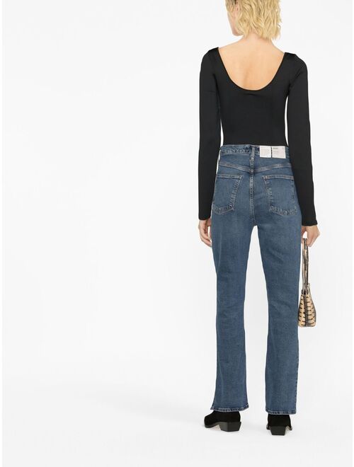 AGOLDE high-rise bootcut jeans