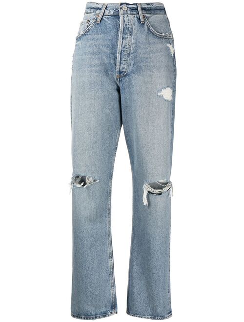 AGOLDE distressed loose-fit jeans