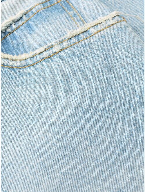 Balmain monogram detail boyfriend jeans