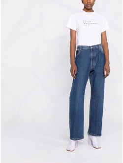 two-tone oversize jeans