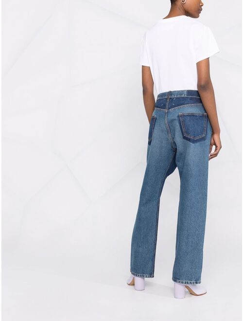 Maison Margiela two-tone oversize jeans