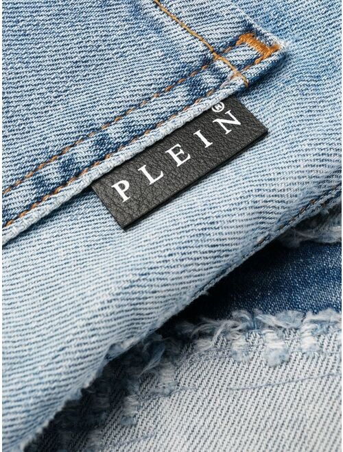 Philipp Plein Distressed Mom jeans