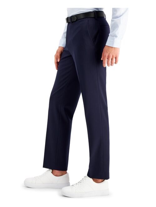 INC INTERNATIONAL CONCEPTS Men's Slim-Fit Navy Solid Suit Pants, Created for Macy's