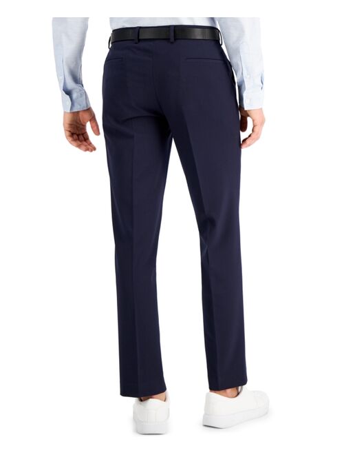INC INTERNATIONAL CONCEPTS Men's Slim-Fit Navy Solid Suit Pants, Created for Macy's
