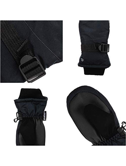 C9 Champion Kids Unisex Cold Weather Windproof and Waterproof Snow and Ski Mitten with Reflective Trim