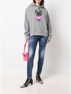 stonewashed skinny jeans