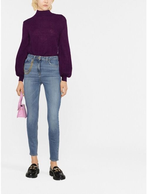 Elisabetta Franchi chain-detail skinny jeans