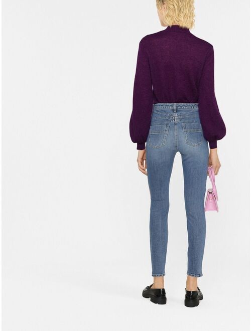 Elisabetta Franchi chain-detail skinny jeans