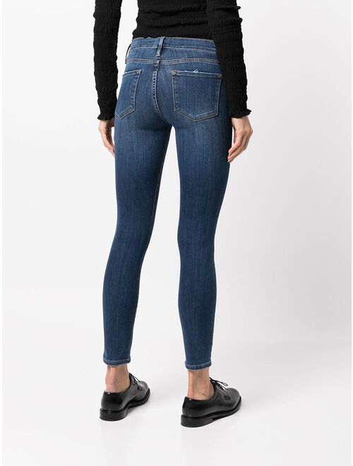 FRAME mid-rise skinny jeans