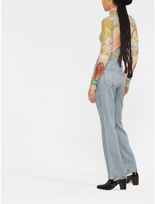 AGOLDE high-rise bootcut jeans