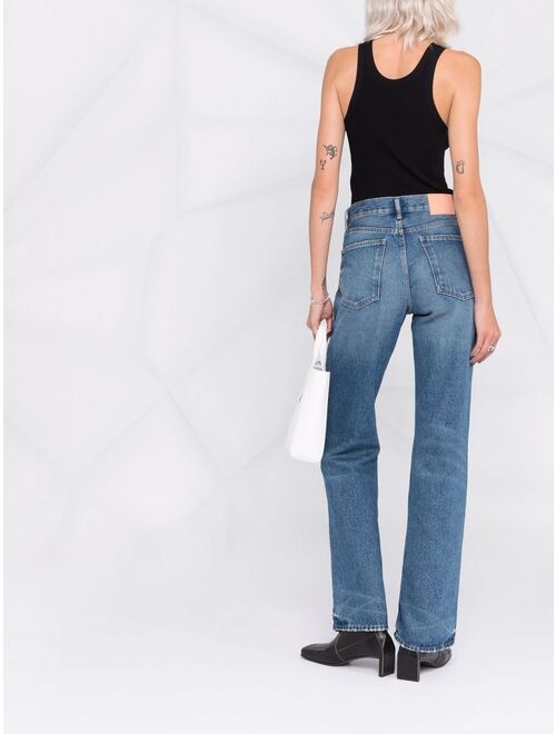 Acne Studios distressed-effect bootcut jeans