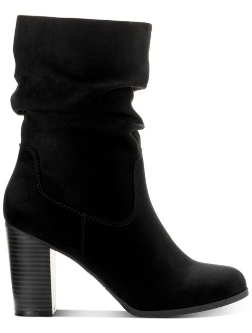 STYLE & CO Saraa Slouch Mid-Shaft Boots, Created for Macy's