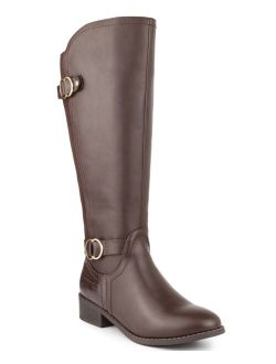 KAREN SCOTT Leandraa Wide-Calf Riding Boots, Created for Macy's