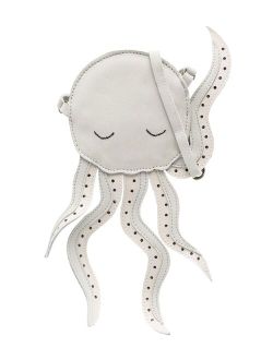 Donsje octopus applique leather bag