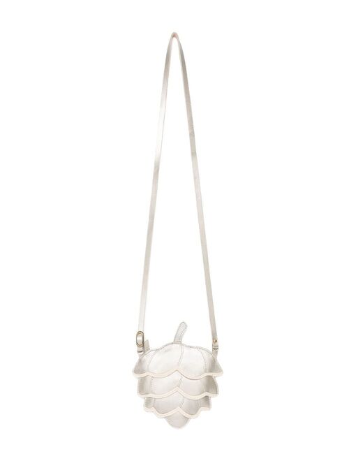 Donsje leaf-design shoulder bag