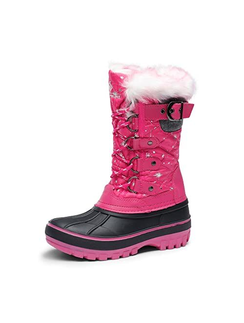 DREAM PAIRS Kids Insulated Waterproof Winter Snow Boots