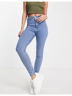 jeggings in blue