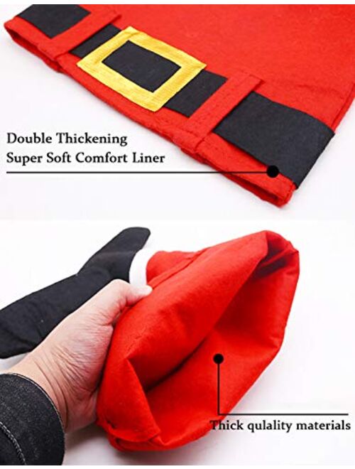 DomeStar Christmas Hat, Funny Hat Novelty Santa Hat Crazy Hats Elf Hat Santa Pants Hat