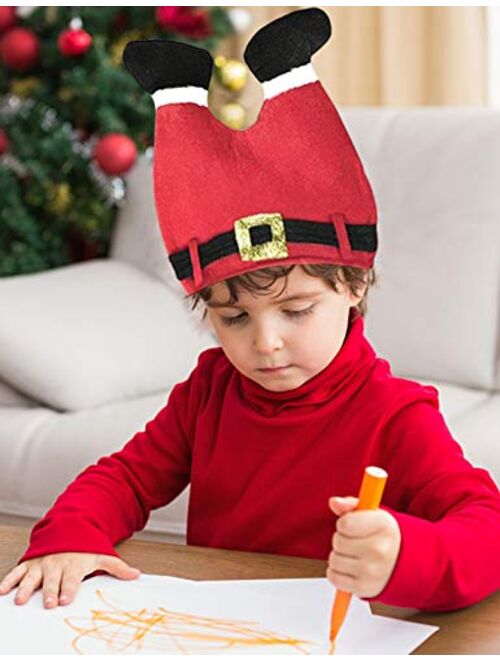 DomeStar Christmas Hat, Funny Hat Novelty Santa Hat Crazy Hats Elf Hat Santa Pants Hat