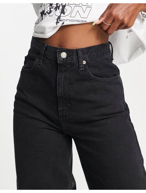 Topshop Baggy jean in washed black