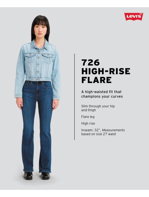 Levi's Women's 726 High Rise Flare Jeans