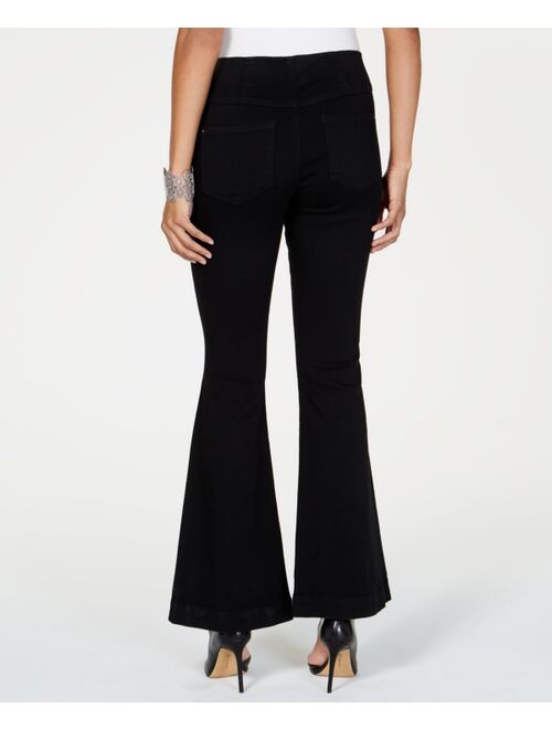 INC International Concepts Petite Pull-On Flared Jeans, Created for Macy's