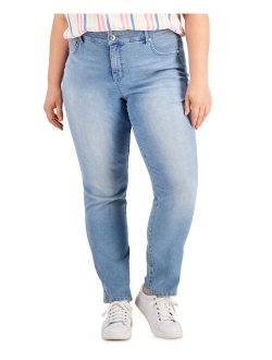 Style & Co Plus Size High-Rise Straight Jeans, Created for Macy's