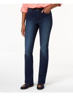 Women's Lexington Tummy Control Straight-Leg Jeans, Short Lengths, Created for Macy's