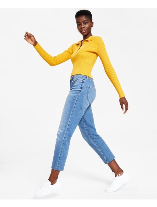 Calvin Klein Jeans Women's Straight-Leg Ankle Jeans