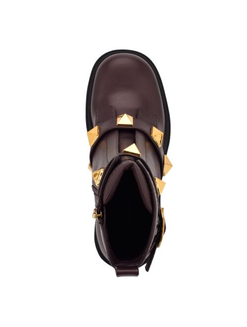 NINE WEST Women's Junga Lug Sole Booties