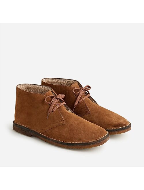 J.Crew MacAlister shearling-lined suede boots