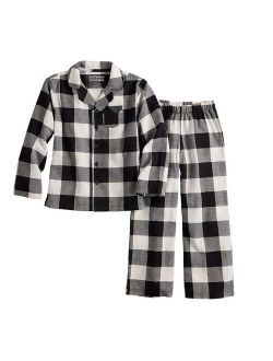 Boys 4-20 Jammies For Your Families Ho Ho Ho Flannel Pajama Set