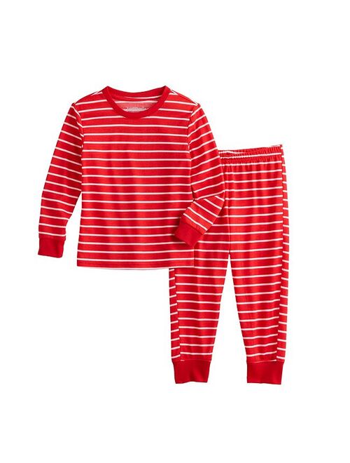 Toddler Jammies For Your Families Joyful Celebration Striped Pajama Set