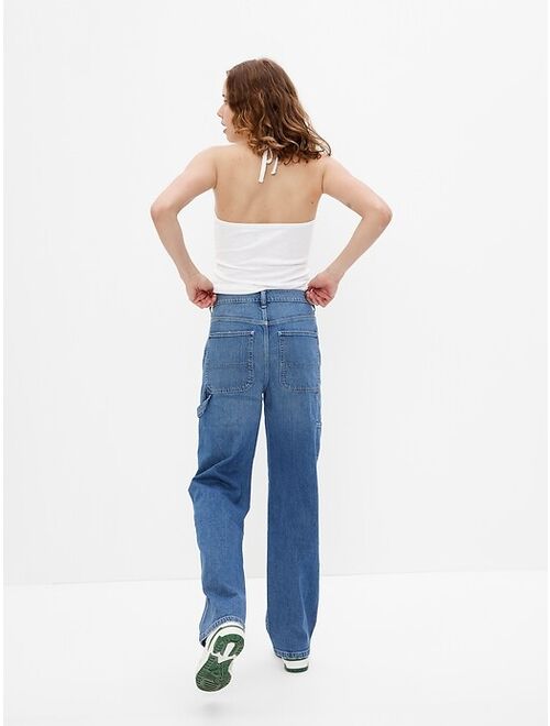 Gap Mid Rise '90s Loose Carpenter Jeans with Washwell