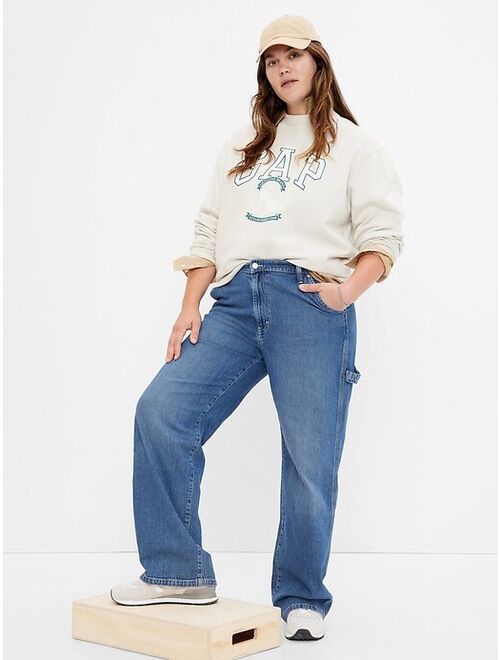 Gap Mid Rise '90s Loose Carpenter Jeans with Washwell