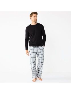 Top & Flannel Pants Pajama Set