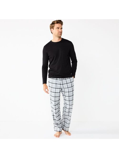 Men's Sonoma Goods For Life Top & Flannel Pants Pajama Set