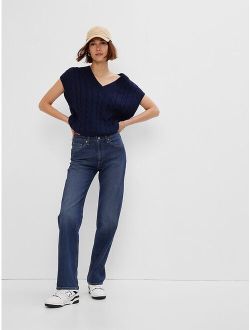 Mid Rise '90s Loose Jeans in Organic Cotton with Washwell