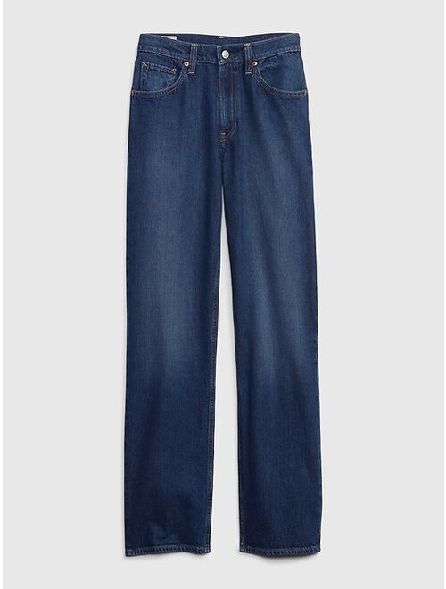 Gap Mid Rise '90s Loose Jeans in Organic Cotton with Washwell