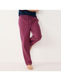 Brushed Poplin Print Pajama Pants