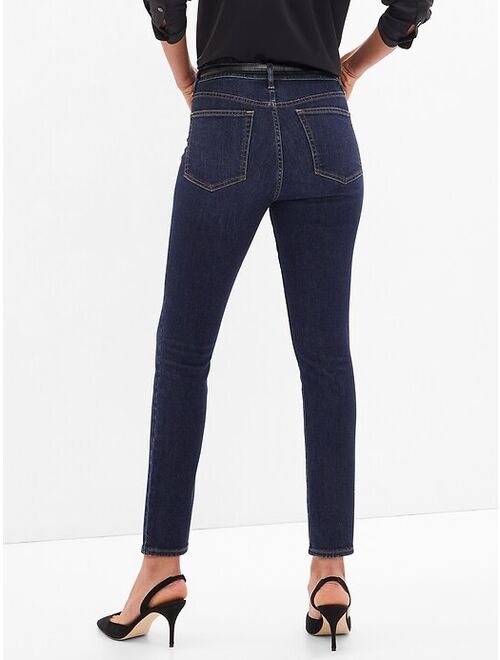 Gap High Rise True Skinny Jeans with Washwell
