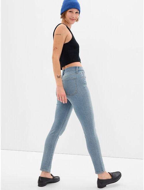 Gap High Rise True Skinny Jeans with Washwell
