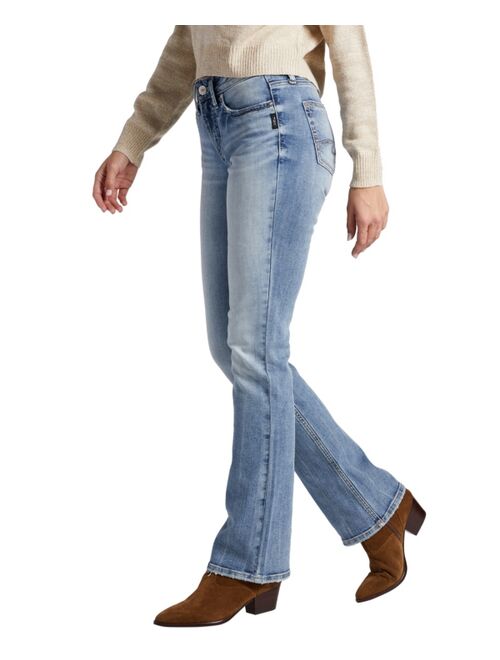 SILVER JEANS CO. Women's Suki Mid Rise Slim Bootcut Jeans