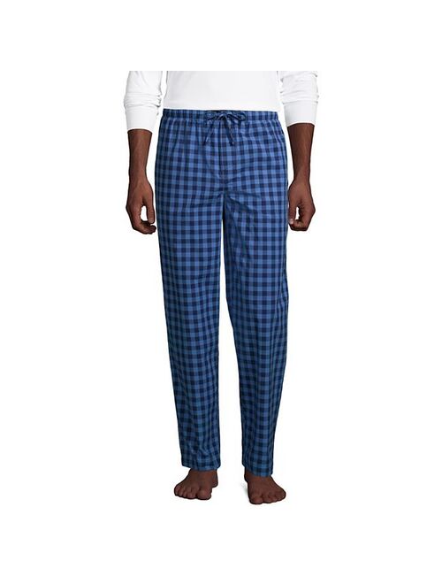 Men's Lands' End Broadcloth Pajama Sleep Pants