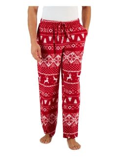 Men's Fair Isle Fleece Pajama Pants, Created for Macy's