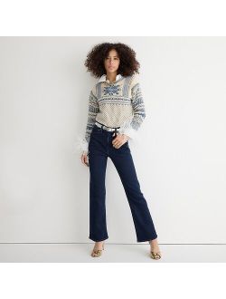 Slim demi-boot brushed-back jeans in Rinse wash